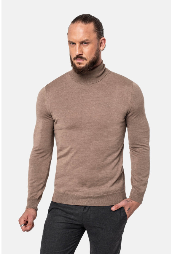 SWETER WENLOCK GOLF BEŻOWY