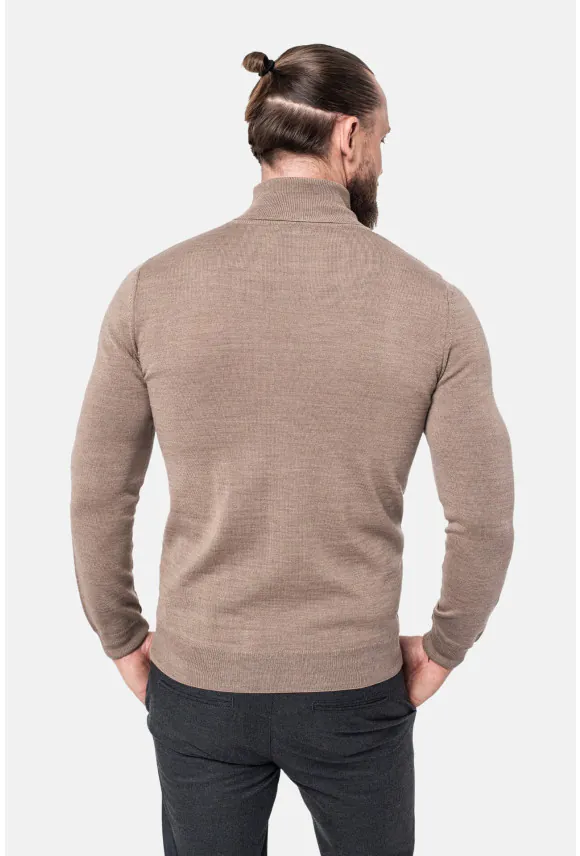 SWETER WENLOCK GOLF BEŻOWY