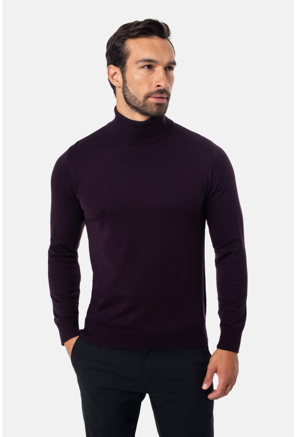 SWETER GROTTON GOLF FIOLETOWY