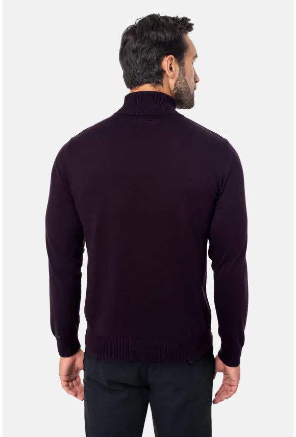 SWETER GROTTON GOLF FIOLETOWY
