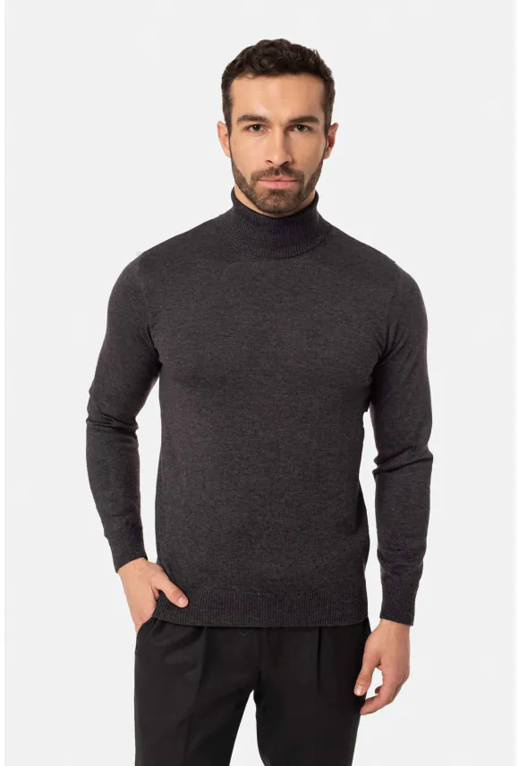 SWETER GROTTON GOLF GRAFITOWY
