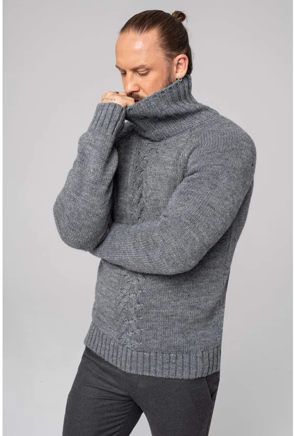 SWETER GIVELET GOLF SZARY