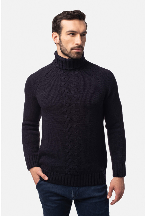 SWETER GIVELET GOLF GRANATOWY