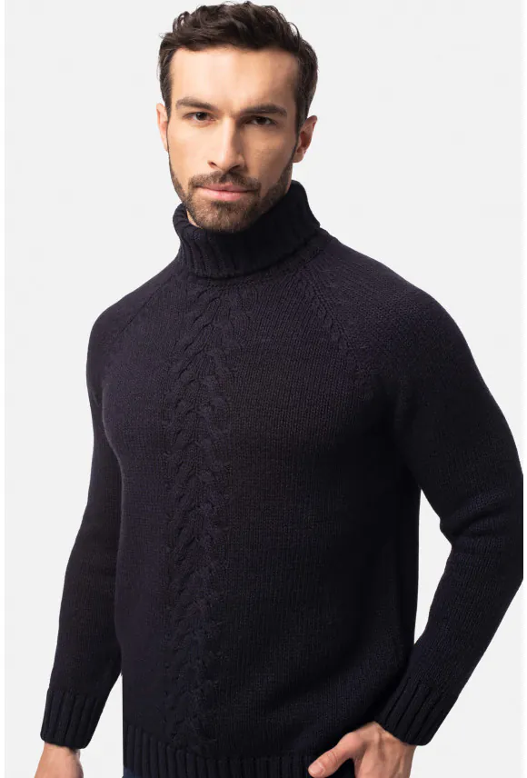 SWETER GIVELET GOLF GRANATOWY