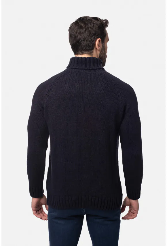 SWETER GIVELET GOLF GRANATOWY