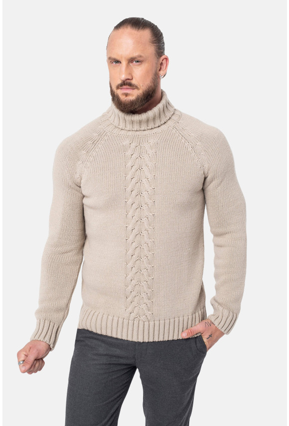 SWETER GIVELET GOLF BEŻOWY