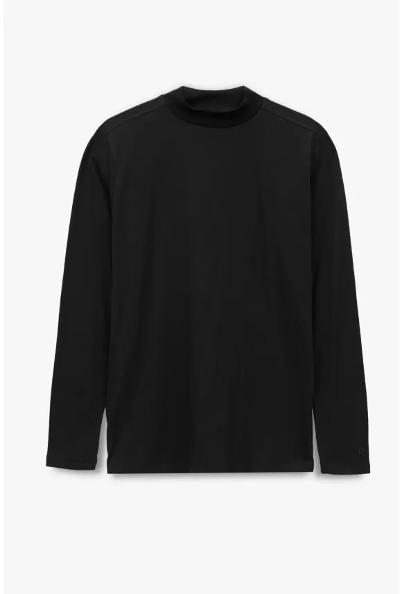 BLUZA ALDEA PÓŁGOLF CZARNA