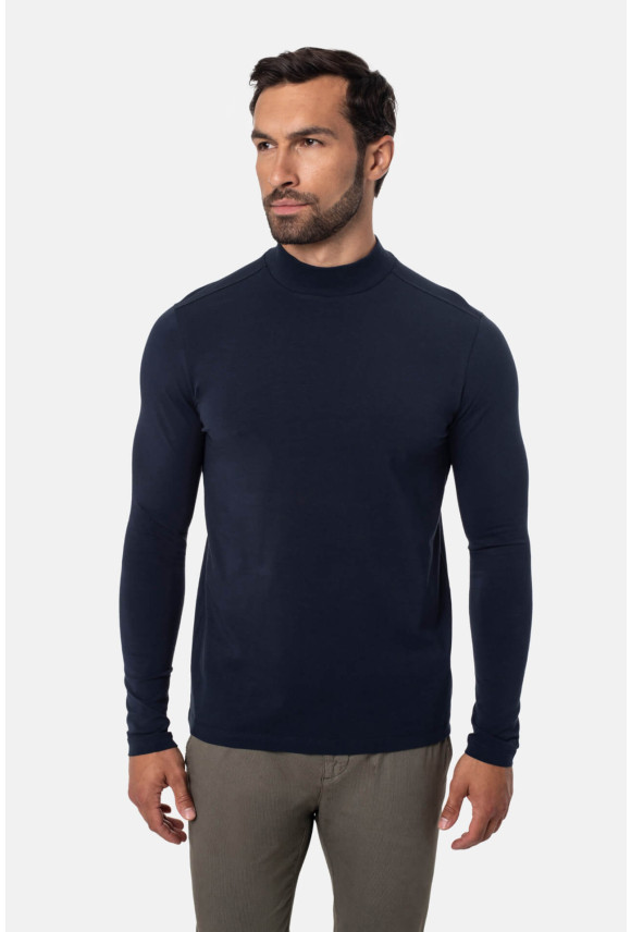 BLUZA ALDEA P&Oacute;ŁGOLF GRANATOWA