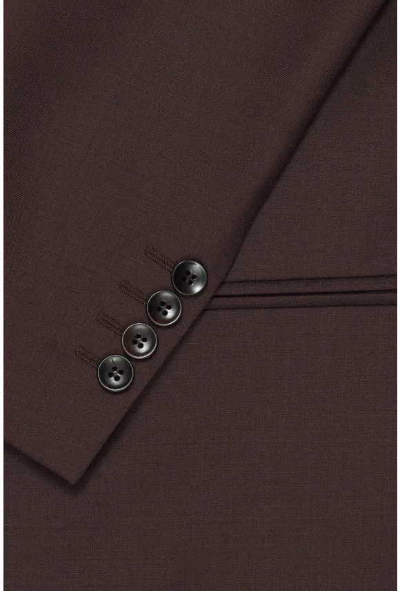MARYNARKA EVISTA BRĄZOWA SLIM FIT