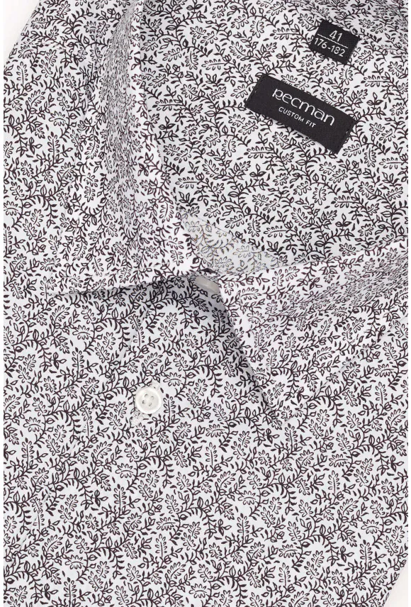KOSZULA COLINE 3218D DŁUGI RĘKAW CUSTOM FIT CZARNA