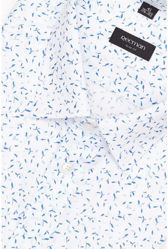 KOSZULA COLINE 3214T DŁUGI RĘKAW SLIM FIT BIAŁA
