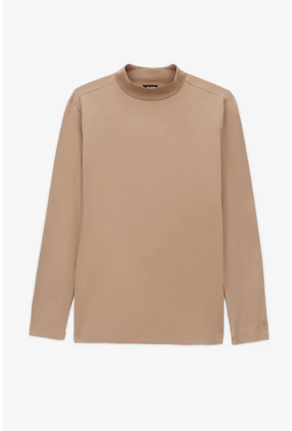 BLUZA ALDEA PÓŁGOLF BEŻOWA