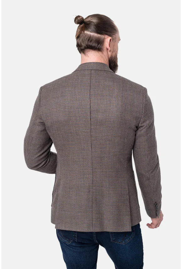 MARYNARKA SALAS BRĄZOWA SLIM FIT