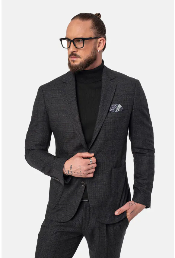 MARYNARKA ROSWIN ZIELONA SLIM FIT