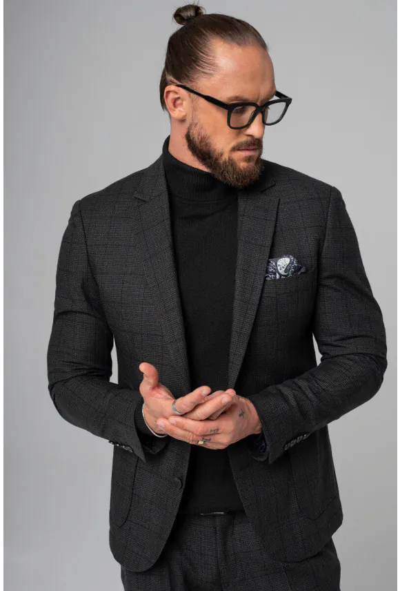 MARYNARKA ROSWIN ZIELONA SLIM FIT