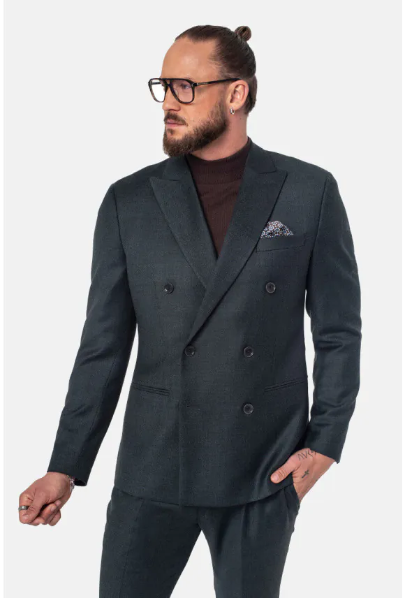 MARYNARKA RESINA ZIELONA SLIM FIT