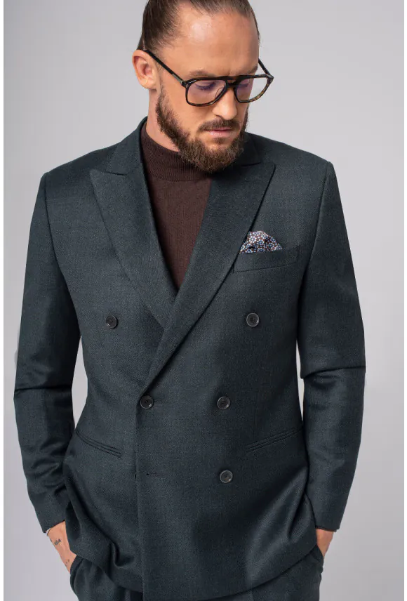 MARYNARKA RESINA ZIELONA SLIM FIT