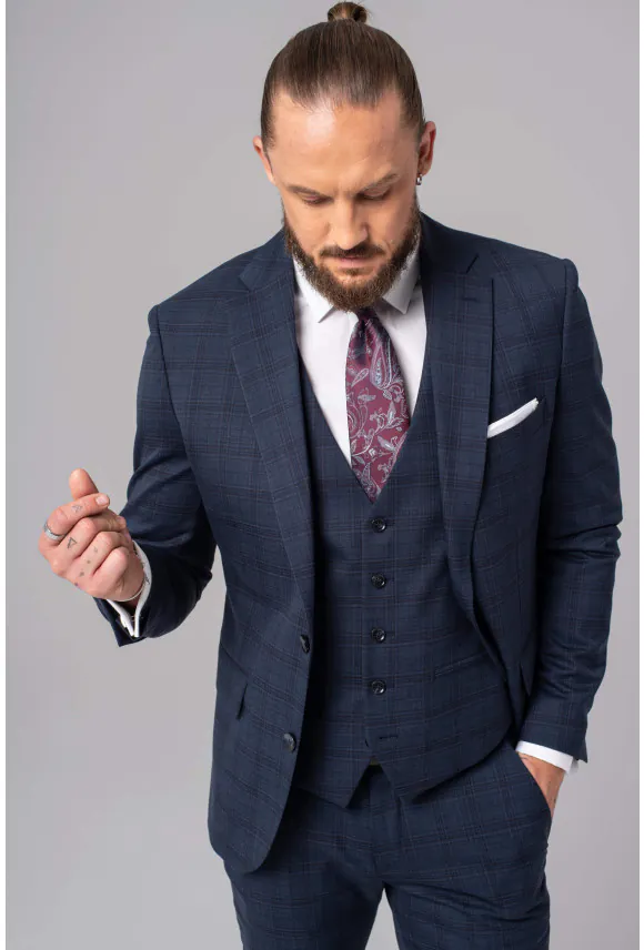 MARYNARKA TOBES GRANAT REGULAR FIT