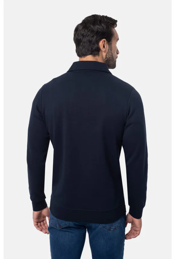 BLUZA LEAGUE TROYER/TYPU TROYER GRANATOWA