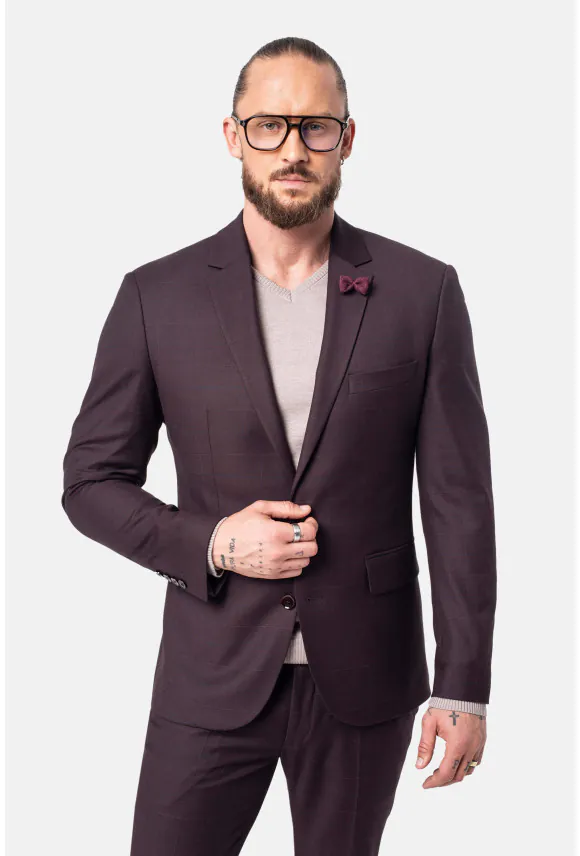 MARYNARKA PRETIS BORDOWA SLIM FIT