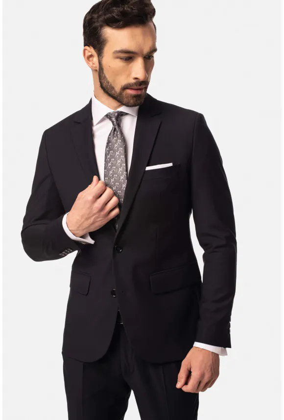 GARNITUR PILAS GRANATOWY SUPER SLIM FIT