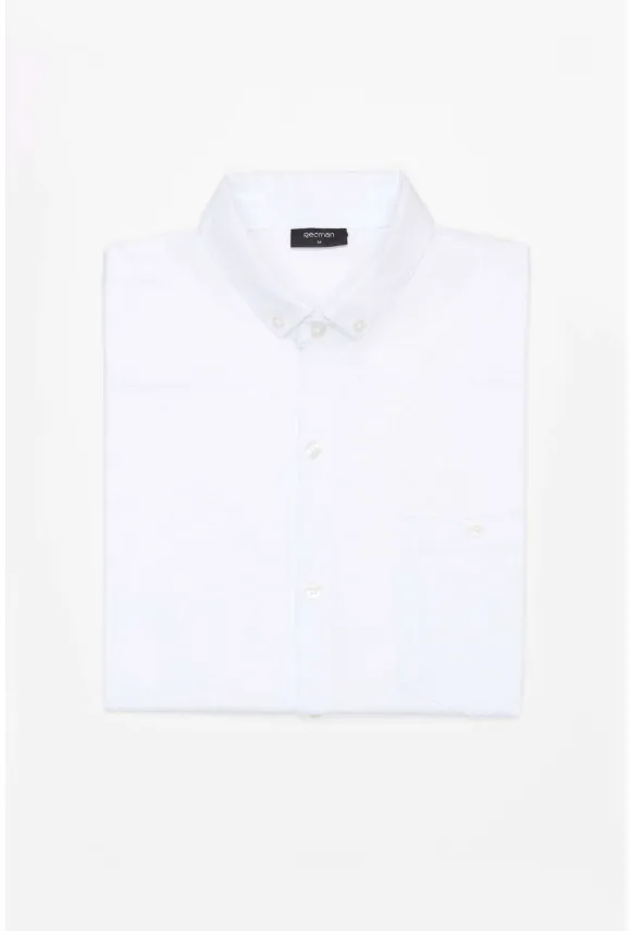 KOSZULA FORMENTO 3226 DŁUGI RĘKAW SLIM FIT BIAŁA