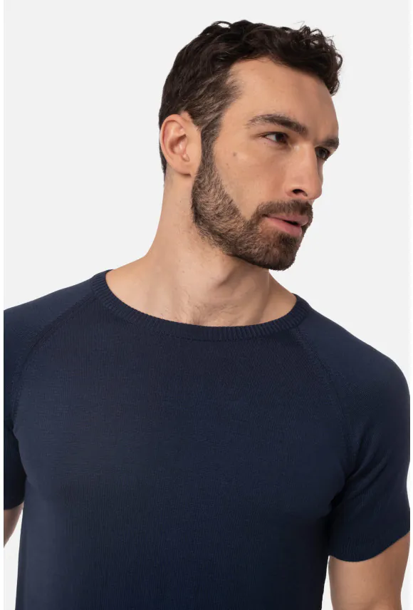 T SHIRT ROGLIANO NIEBIESKI