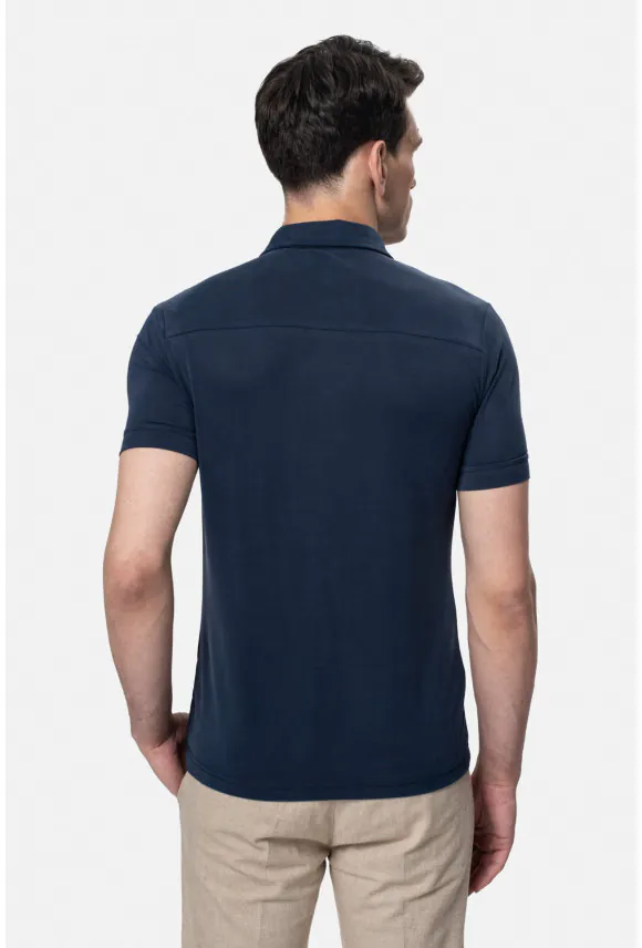KOSZULKA POLO MILANA GRANATOWA