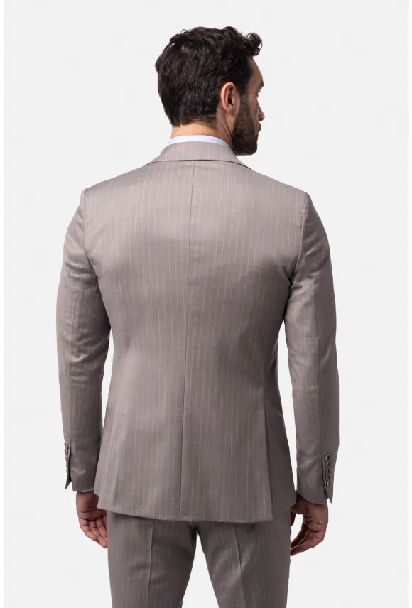 MARYNARKA BIDWIN BEŻOWA SLIM FIT
