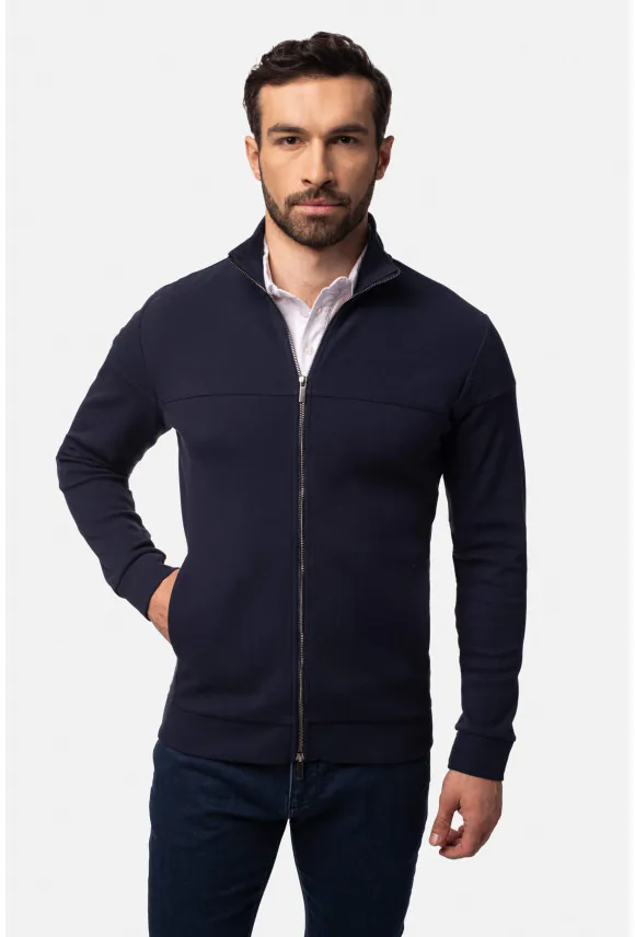 BLUZA DARNEY ROZPINANY GRANATOWA