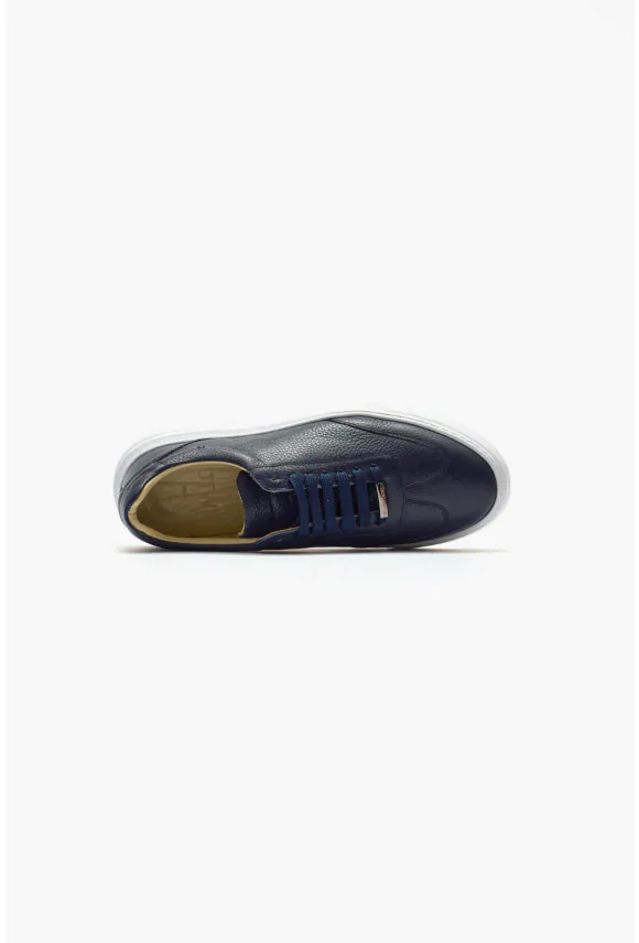 OBUWIE SNEAKERSY M1510 GRANATOWE ZE SKÓRY NATURALNEJ