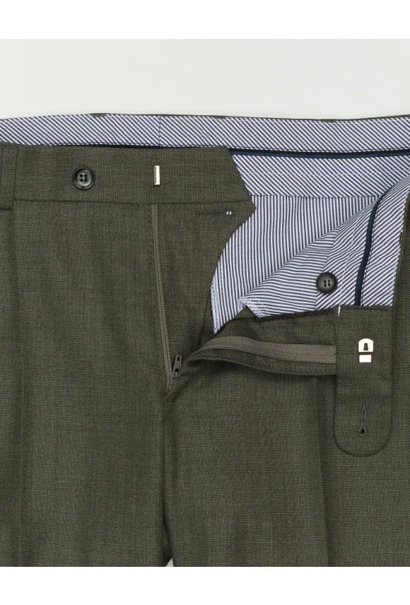 SPODNIE CLASSIC GRANEN 318 ZIELONE Z WEŁNĄ