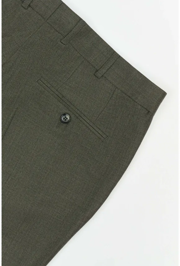 SPODNIE CLASSIC GRANEN 318 ZIELONE Z WEŁNĄ