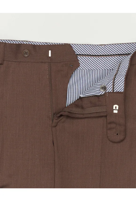 SPODNIE CLASSIC CREBERT 318 BRĄZOWE Z WEŁNĄ