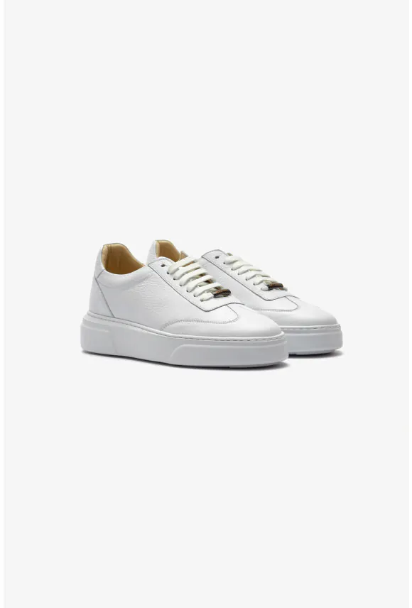 OBUWIE SNEAKERSY M1510 BIAŁE ZE SKÓRY NATURALNEJ