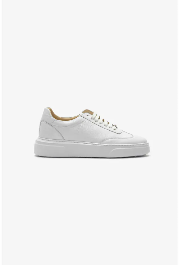 OBUWIE SNEAKERSY M1510 BIAŁE ZE SKÓRY NATURALNEJ