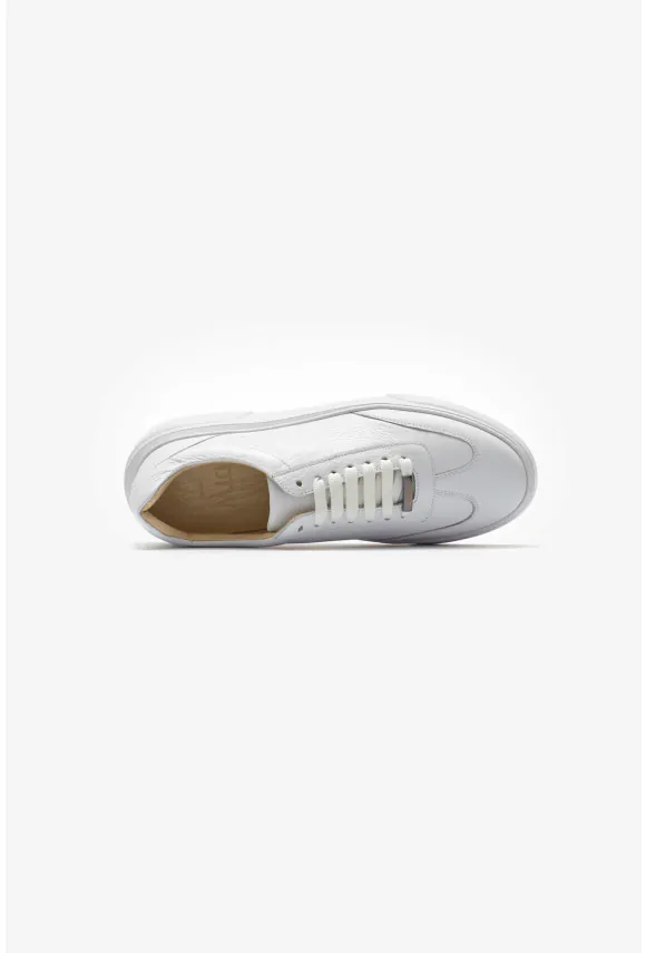 OBUWIE SNEAKERSY M1510 BIAŁE ZE SKÓRY NATURALNEJ