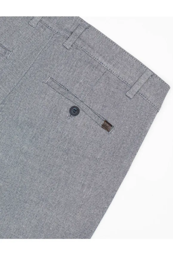 SPODNIE CASUAL SERBIE 234 NIEBIESKIE Z BAWEŁNĄ