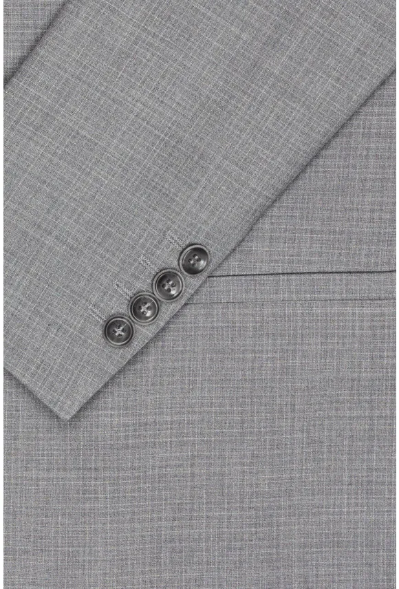 MARYNARKA SOTRES SZARA SUPER SLIM FIT JEDNORZĘDOWA