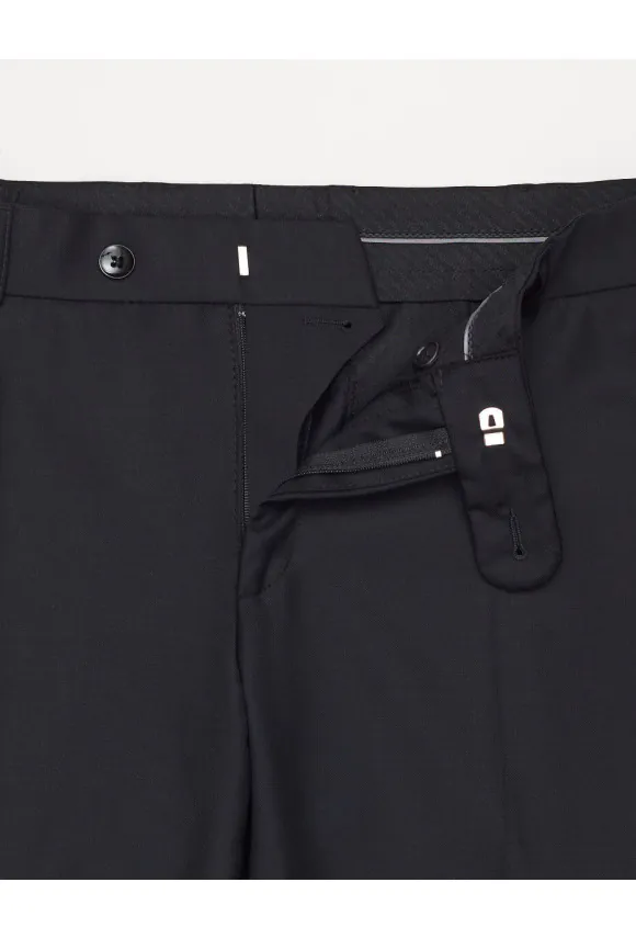 SPODNIE CLASSIC OLWIN 318 CZARNE Z WEŁNĄ