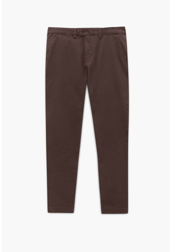 SPODNIE CASUAL BALATRE BRĄZOWE Z BAWEŁNY SPODNIE CASUAL BALATRE BRĄZOWE Z BAWEŁNY