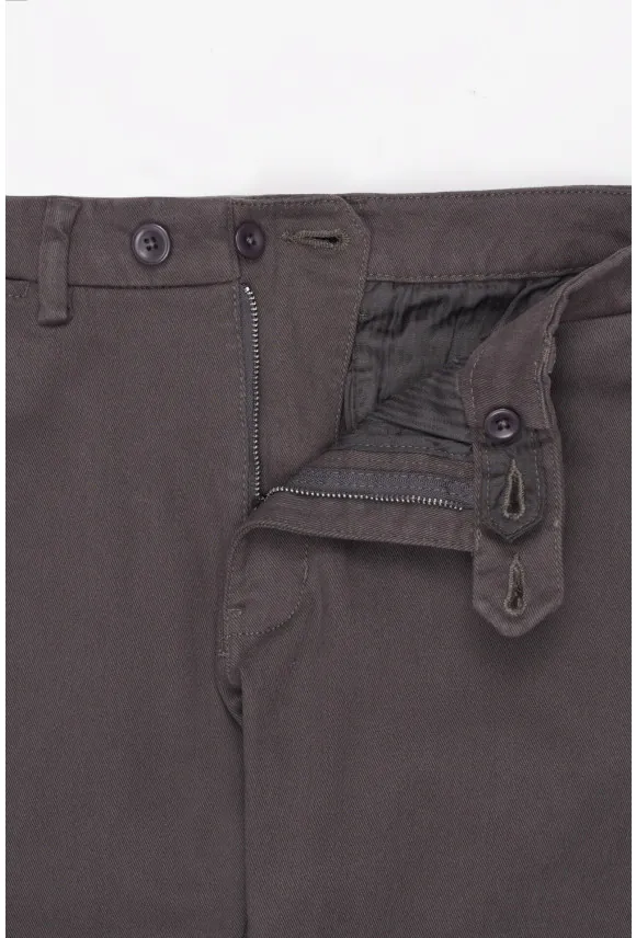 SPODNIE CASUAL BALATRE 235 GRAFITOWE Z BAWEŁNY TYPU JERSEY