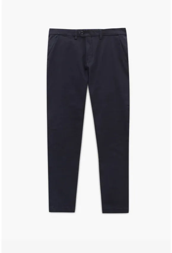 SPODNIE CASUAL BALATRE 235 GRANATOWE Z BAWEŁNY TYPU JERSEY