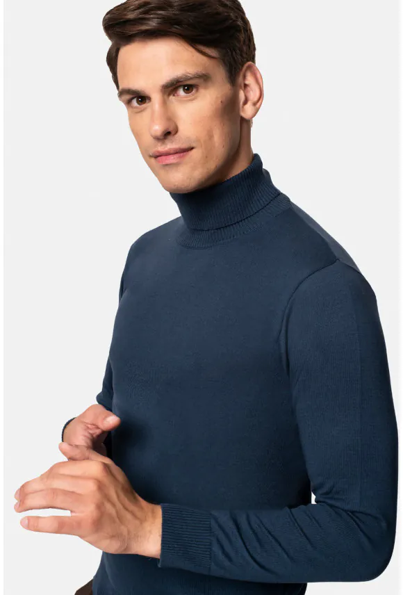 SWETER GROTTON GOLF NIEBIESKI
