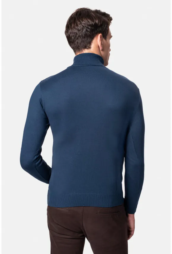 SWETER GROTTON GOLF NIEBIESKI