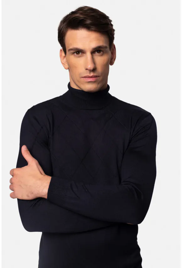 SWETER RIBAS GOLF GRANATOWY