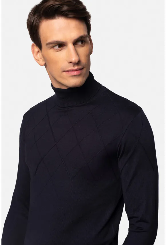 SWETER RIBAS GOLF GRANATOWY