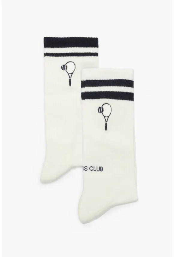 SKARPETY 2-PACK TENNIS CLUB 020 ECRU