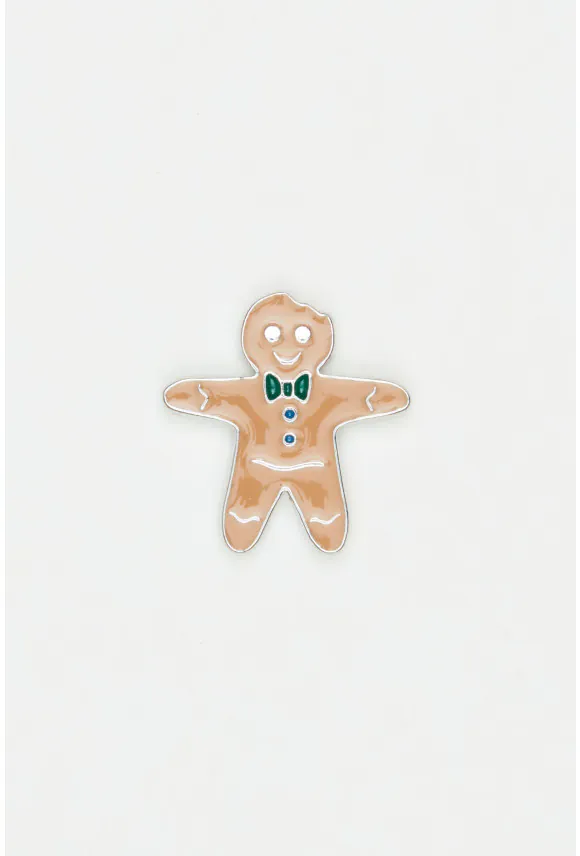 PINS XMAS COOKIE 4 BEŻOWY
