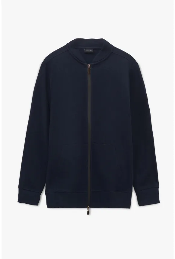 BLUZA LAREDA ROZPINANY GRANATOWA 0001 Z BAWEŁNĄ